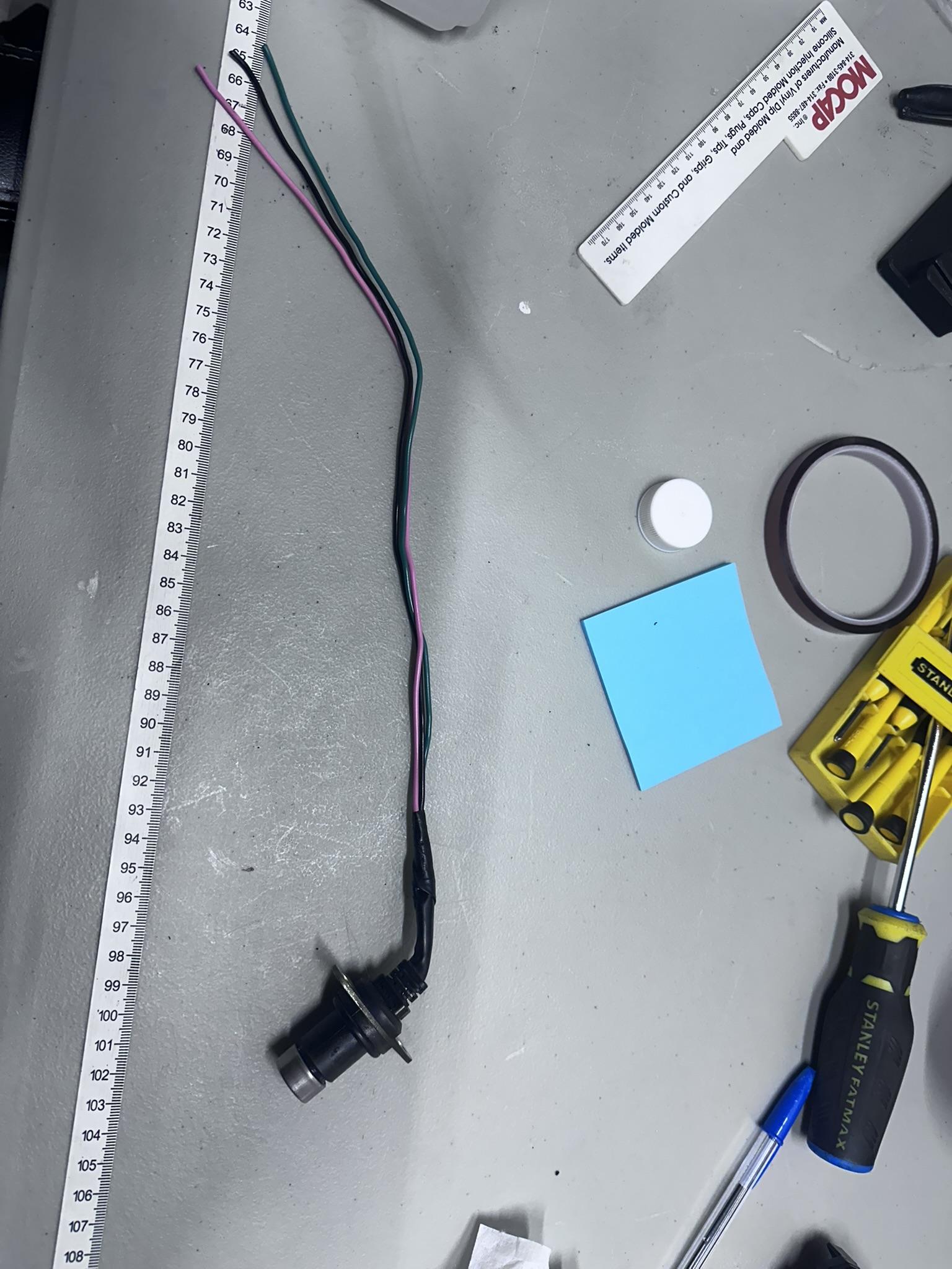 Installed Driveshaft RPM Sensor – View 1