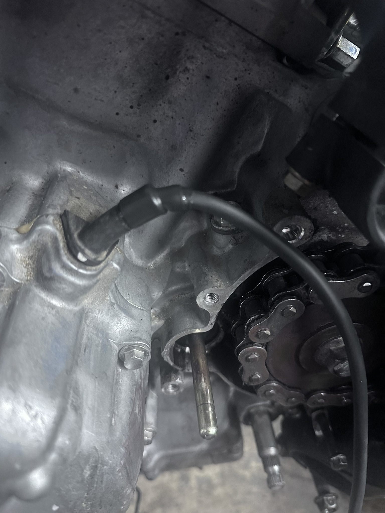 Sealed End Leading to Crankcase